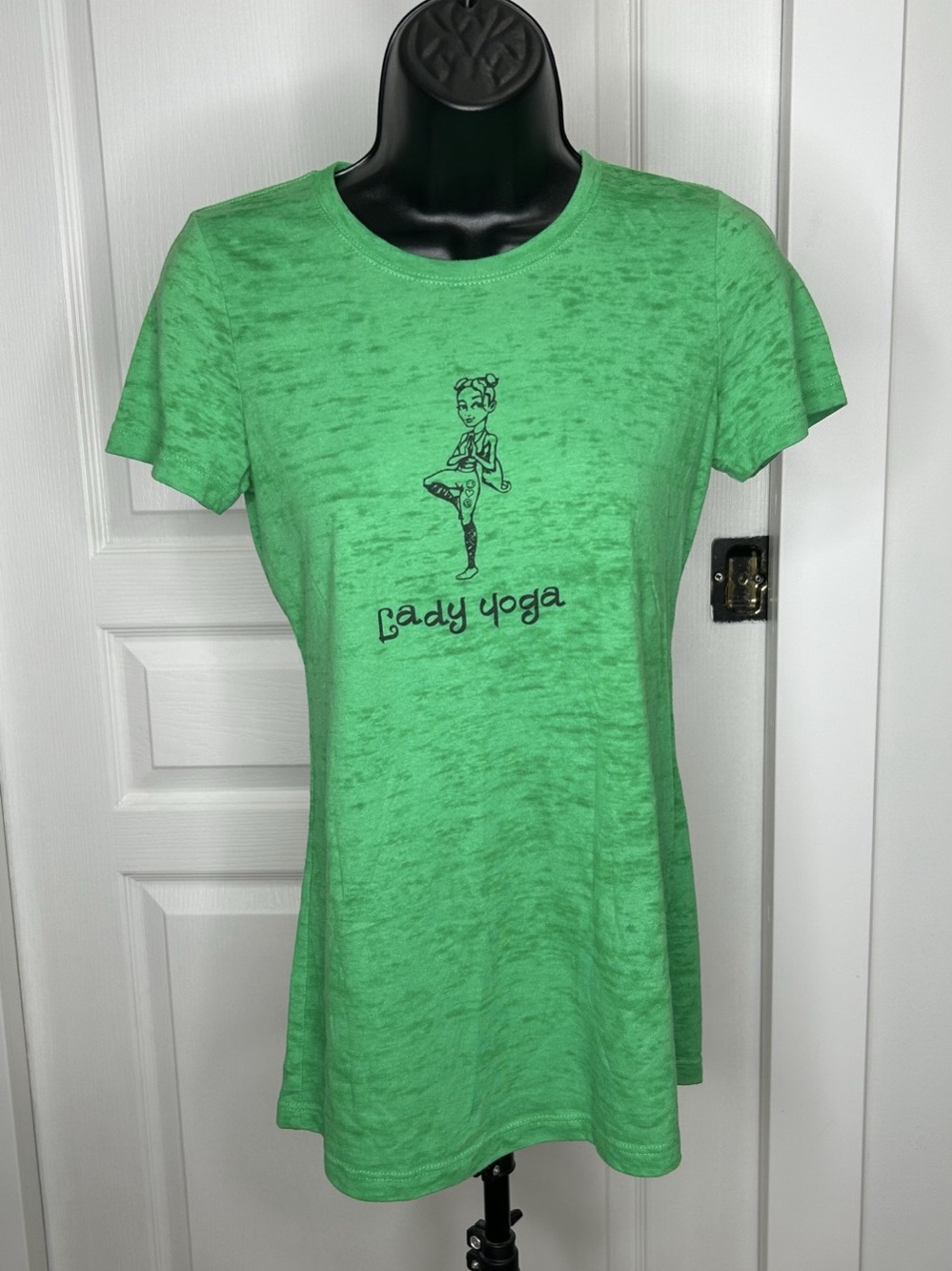 “Lady Yoga” graphic tee